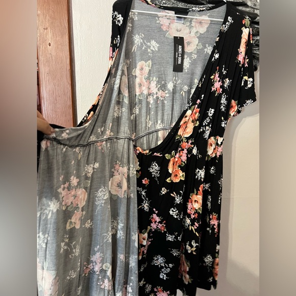 NWT AGNES & DORA Floral Wrap dress - Picture 7 of 7